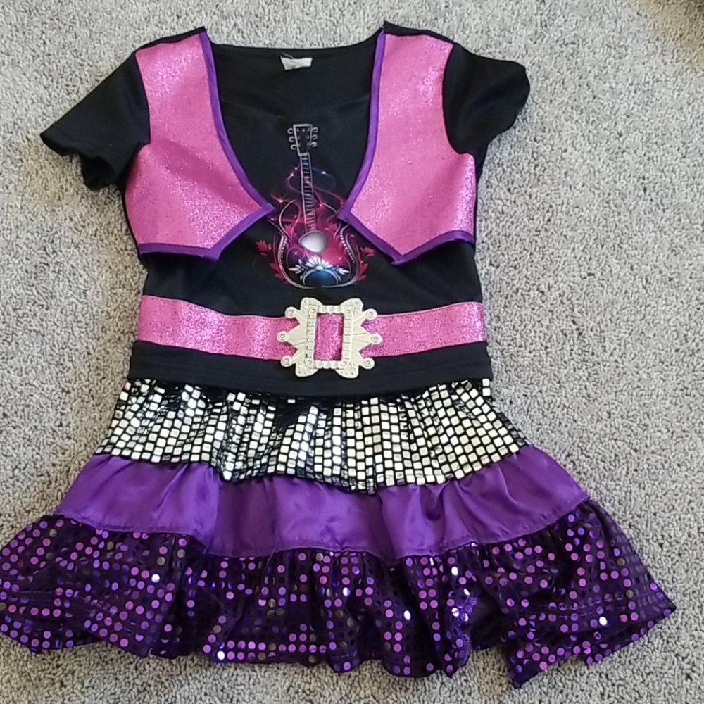 5/$25 Girls pink purple dress
